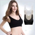 thumbnail image 5 of Sujetador deportivo push-up ajustable de una sola capa de gran tamaño sin almohadilla para el pecho sin aro de acero sin ropa interior push-up sin costuras, 5 of 5