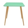 thumbnail image 3 of Nassau Square Outdoor Mint Green Eucalyptus Dining Table, 3 of 4