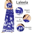 thumbnail image 2 of HAPPY BAY Women's Beach Summer Club Party Tube Top Long Evening Slit Dress Strapless Dresses for Women One Size Cobalt_AB646, 2 of 5
