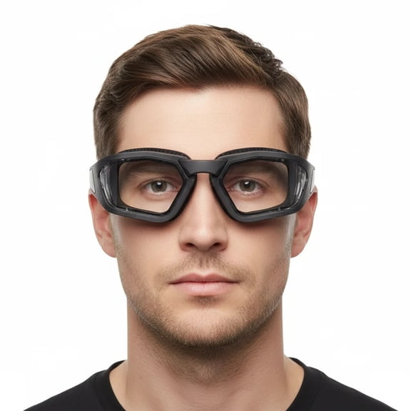 Unisex Anti-Fog HD Swim Goggles - Interchangeable Nose Bridges (S/M/L) for Adults