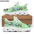 thumbnail image 1 of Zapatillas de plataforma con estampado de dibujos animados de enfermera para mujer, zapatos de malla transpirables con cordones para mujer, zapatos deportivos suaves, 1 of 6