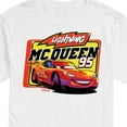 thumbnail image 3 of Disney Cars - Original Lightning McQueen #95 - Men's Short Sleeve Graphic T-Shirt, 3 of 5