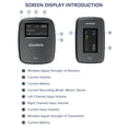 thumbnail image 4 of MAMEN SM-W16 One-Trigger-Two 2.4G Wireless Microphone System(2 Transmitters & 1, 4 of 8