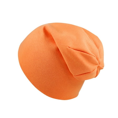 

Hemlock Christmas Hats for Kids Baby Hat Baby Boy s Beanie Hats Cotton Skull Caps for Baby Toddlers Kids Little Boys 6-60 Months Orange