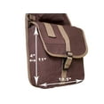 thumbnail image 3 of Large Multi Pocket Canvas Saddle Bag w Cell Phone Pocket, 3 of 4