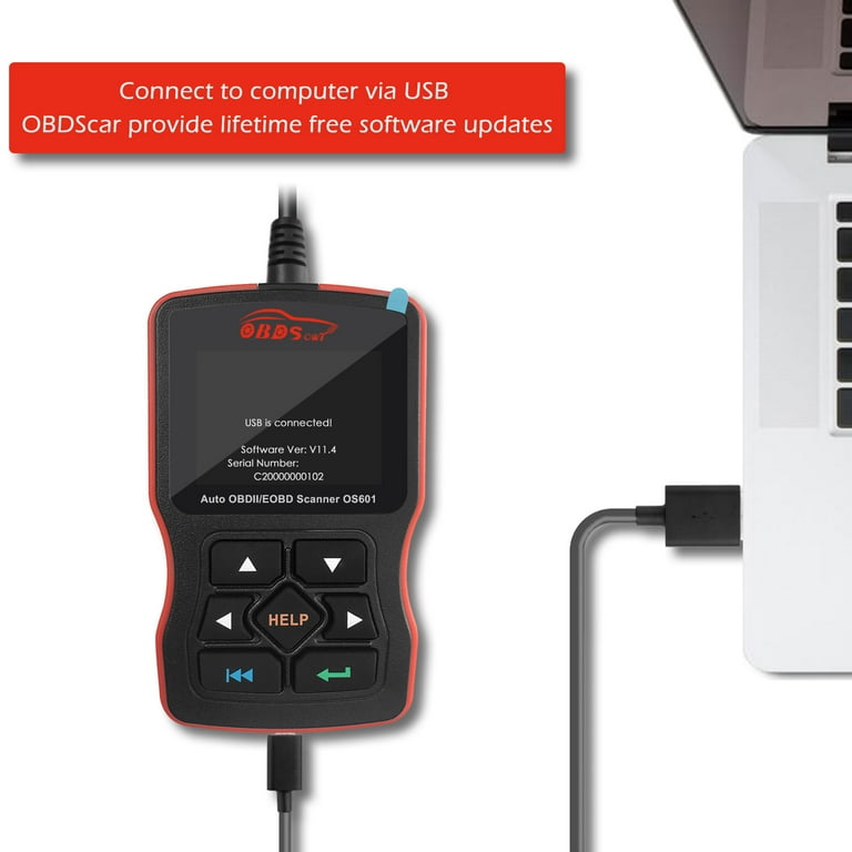  OBDScar OS601 OBD2 Scanner Diagnostic Tool Code Reader