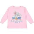 thumbnail image 3 of Inktastic My Great Grandpa Loves Me Cute Elephants Clouds Moon Stars Boys or Girls Long Sleeve Toddler T-Shirt, 3 of 5