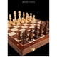 thumbnail image 3 of Juego de ajedrez plegable de madera de 39 cm con piezas de ajedrez, 3 of 4