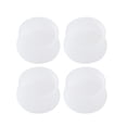thumbnail image 2 of Eigraketly 4 piezas de cubiertas para pies de mesa, tapas para patas de sillas, gabinete de azulejos de madera, almohadillas protectoras para muebles, Herramientas y ferretería Transparente Eigraketly TO008674-02B, 2 of 6