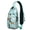 Green-48, variant on Baby Dino and Stars Watercolor Shoulder Bag – Anti-theft Design, Breathable Padding, Compact Size – Cute Dino Travel Look