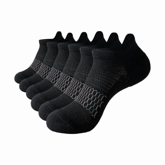 Eryueer Ankle Running Socks For Women, Athletic Wicking Thick Cushioned Low Cut With Tab Casual Sports Socks