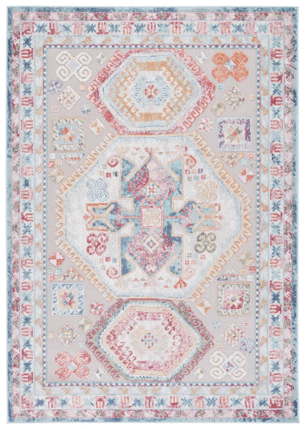 SAFAVIEH Cabana Clark Tapis Intérieur/Extérieur Médaillon