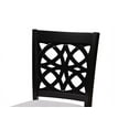 thumbnail image 5 of Baxton Studio Abigail Gray Fabric and Dark Brown Finished Wood Counter Stool, 5 of 7