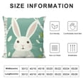 thumbnail image 5 of COMIO  Forest Animals Throw Pillow Covers Cartoon Rabbit Decorative Pillow Cases Cushion Cover for Baby Nursery Room Decor, 5 of 5