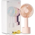 thumbnail image 1 of N9 Ventilateur Portable à Main Mini Ventilateur Électrique Extérieur avec Batterie Lithium Rechargeable 2500mAh Réglable 3 Vitesses Ventilateur de Refroidissement pour Bureau Maison Extérieur Voyage - Rose, 1 of 8