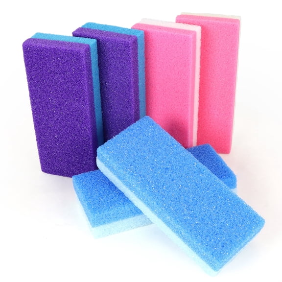 Foot Pumice Stone 6 Pack β Double Sided Pedicure Tool for Feet and Heels, Professional Callus Remover & Scrubber for Dead Skin, Coarse/Fine Dual Surface for Dry Feet