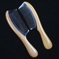 thumbnail image 4 of Peine de sándalo verde boutique de 20CM, peine de cuerno de masaje, peine de pelo de dientes finos, peine de peluquería, 1 ud., 4 of 5