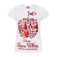 thumbnail image 1 of Snow White And The Seven Dwarfs T-Shirt à Manches Courtes en Feuille pour Filles, 1 of 1