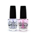 (21 Value) OPI Natural Nail Polish, Clear Base Coat & Top Coat Duo