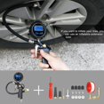 thumbnail image 5 of Digital Tyre Inflator Pressure Gauge with LCD Display Heavy Duty Air Tool with Rubber Hose and Quick Connect Coupler, 5 of 5