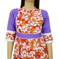 thumbnail image 6 of Bimba Women 3/4 Sleeve Printed Cotton Kurti Long A-line Ladies Kurta Dress, 6 of 7