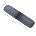 thumbnail image 3 of 3X Estuche para Cepillo de Dientes de Viaje Estuche para Pasta de Dientes Estirable Contenedor Caja Ajustable Antibacteriana Negro, 3 of 3