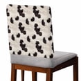 thumbnail image 2 of Cow Spots Chair Covers Set of 4 Fluffy Chair Back Covers Stretch Removable Washable Slipcovers Protector for Dining Room Kitchen Party Decor, 2 of 5