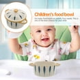 thumbnail image 3 of Ceramic Steam Bowl Complementary Food Bowl Dessert Serving Bowl with Lid, 3 of 8