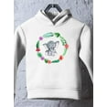thumbnail image 3 of Elephant With Plant Circle Hoodie Toddler -Image by Shutterstock,  2 Toddler, 3 of 4