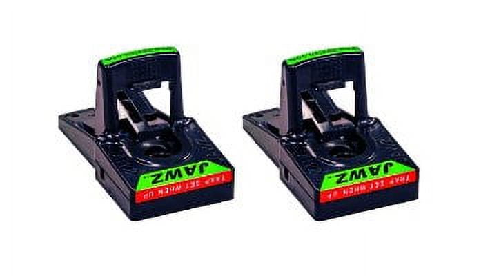 (Pack of 2) JT Eaton 410 Jawz Large Plastic Rat Trap-High Tension Spring, 2 Pack