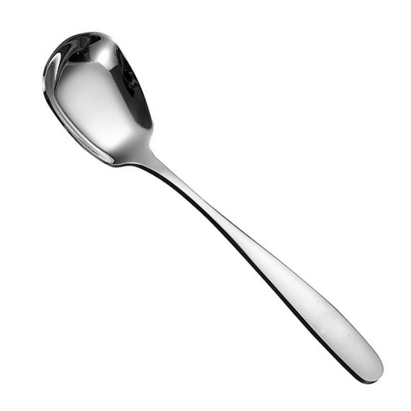 Clearance!Stainless Soup Spoons Table Spoons Dinner Spoons Rice Spoons Special Squar
