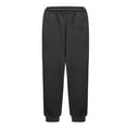 thumbnail image 4 of Spazoro Kids Boys Sweatpants, Elastic Waist Solid Color Spring Casual Loose Joggers for Child Boys Dark Gray Size 5-6T, 4 of 4
