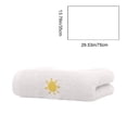 thumbnail image 3 of Fwttom Cute Weather Towel Cottons Embroidered Towel Unisex Thick Personalized Face Towel, 3 of 6