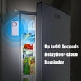 thumbnail image 2 of Door Alarm, 2 Pack Wireless Door Window Safety Freezer Door Alarm 3/15/30/60 Seconds Adjustable Delay Wireless Door Open Sensor Refrigerator Alarm for Kids Safety Home Shop Security, 2 of 5