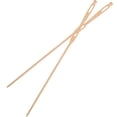 thumbnail image 4 of Miangastore Light Brown Wooden Circular Fan Sticks for DIY Use Safe and Durable with Rounded Edges 2pcs, 4 of 9