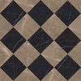 thumbnail image 5 of The Tile Life Windsor Checkerboard 4" x 4" Bronze & Nero Marquina Matte Porcelain Tile Sample 1 Piece, 5 of 8