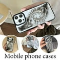 thumbnail image 3 of Funda transparente con diseño de espina de pescado de metal 3D para iPhone 16, 15, 14, 13, 12 y 11 Pro Max Pl B1X5, 3 of 7