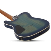 Schecter PT Pro Telecaster Style Electric Guitar w/Maple Fretboard - Trans Blue Burst