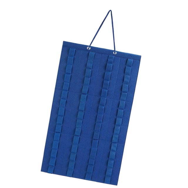 Organizador de Almacenamiento Colgante para Modelos Fundidos a Presión, Capacidad para 60 Coches de Juguete, Regalos para Adultos, Vitrina de Fieltro Azul