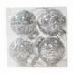 thumbnail image 1 of 4-Pack 6cm Christmas Transparent Raffia Ball Ornament Set Decorative Hanging Pieces, 1 of 2