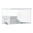 thumbnail image 1 of Milaget Turtle Tank Aquarium Resting Bottom Drain Sturdy Turtle Habitat Indoor Decor With, 1 of 9
