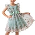 thumbnail image 1 of Tauxra Robes d'Été pour Femmes Manches Courtes Plissées Robe Ligne A avec Poches Décontractée Florale Midi Robe de Plage Tenues de Vacances, 1 of 8