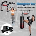 thumbnail image 5 of Multifunctional Wall Mounted Pull Up Bar Chin Up bar Dip Station for Indoor Home Gym Workout, Power Tower Set Training Equipment Fitness Dip Stand Supports to 440 Lbs, 5 of 10