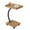 Wood color, variant on Huisuilinss C Shaped End Table,C Table,Side Table,Mobile Standing Desk,Portable Rolling Desk,Small TV Tray Table For Sofa Couch Bed Chair Office School