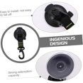 thumbnail image 3 of Generic 3 Pcs Green Portable Suction Cup Hooks Heavy Duty Securing, 3 of 6