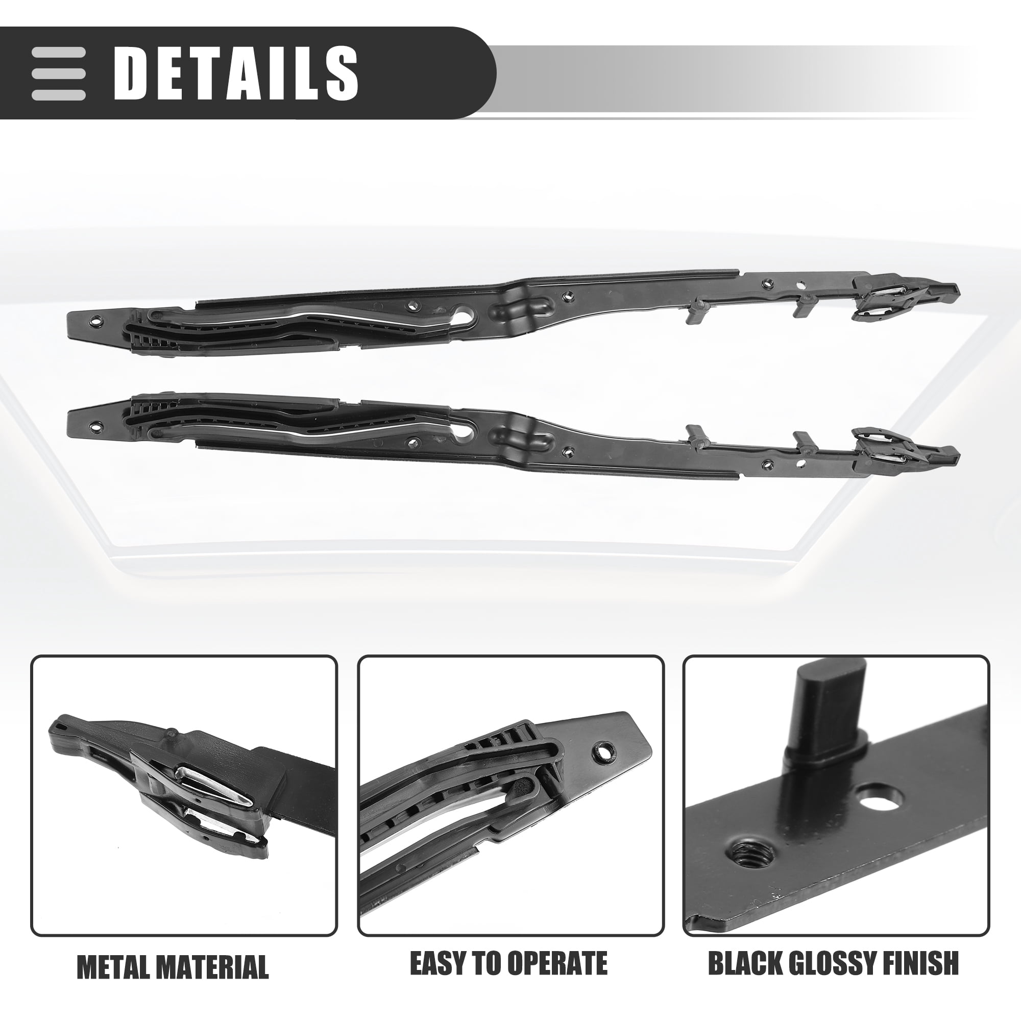 Unique Bargains Sunroof Track Guide Rails Repair Kit for Ford Models 2015-2021