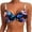 Blue, variant on MIASHUI Women's Underwire Push Up Bikini Top with Padded Bra Support Comfortable Swimwear Bathing Suit Tanks for Beach Pool 2026 Blue,XXL