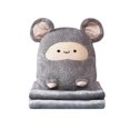 thumbnail image 1 of Almohada con manta dobda, manta de juguetes de peluche de Los 40x35cm Gloria Cojín de dibujos animados, 1 of 7
