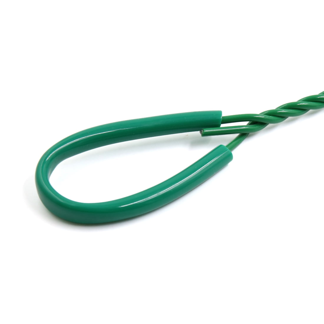 Unique Bargains 1Pc Plastic Coated Handle Green Fish Shrimp Skimming Net 3.15 in
