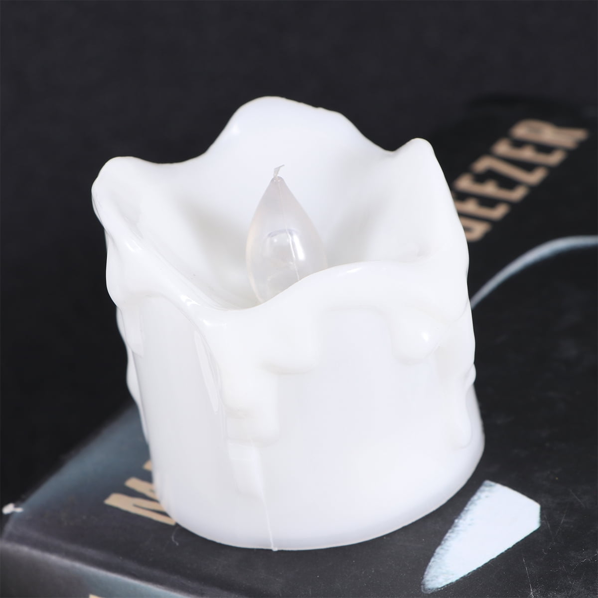 HEALEEP 3Pcs Rechargeable Flameless Candles Flickering Moving for Decoration Light in Various Occasions